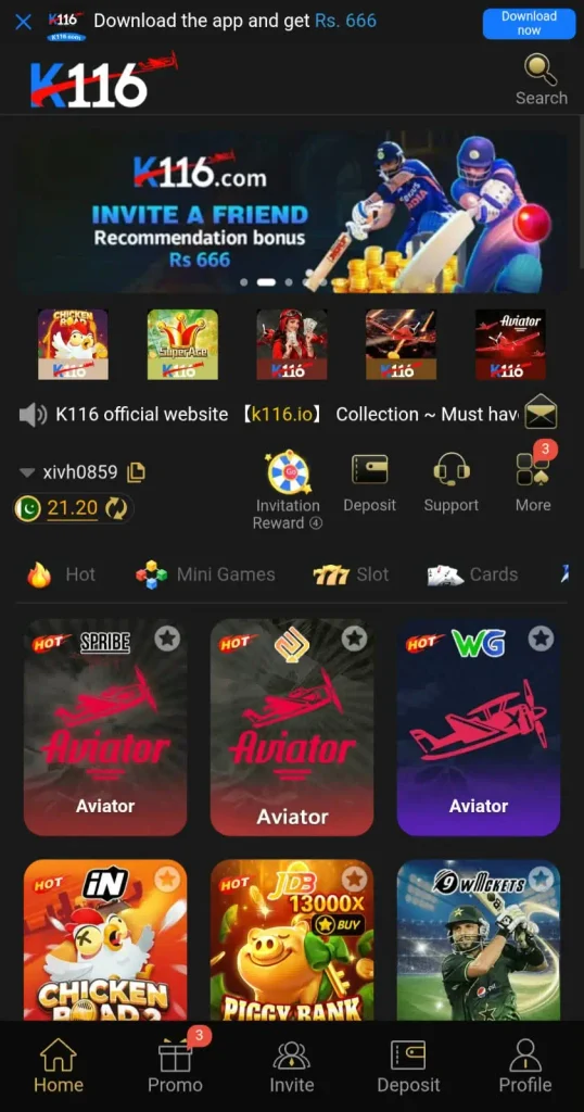 K116 Game Download
